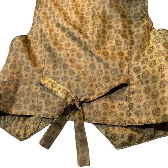 Vintage 90s Company B Genuine Leather Vest Size 8 - Picture 6 of 11